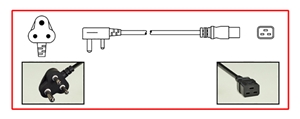 Power Cord - India - (SA Series)(C19) BC20-20422
