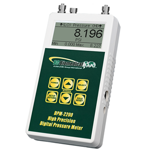 Digital Press/Vac Meter - Dual Range Optional - +/-0.05% Full Scale - 4 1/2 Digit Disp. / High Speed