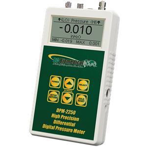 Digital Press/Vac Meter - Differential - +/-0.05% Full Scale - 4 1/2 Digit Disp. / High Speed