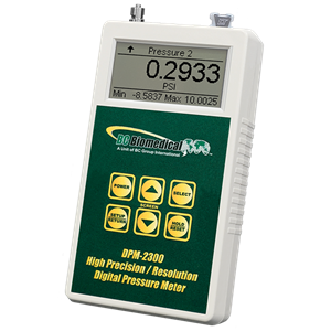 Digital Press/Vac Meter - Dual Range Optional - +/-0.05% Full Scale - 5 1/2 Digit Display