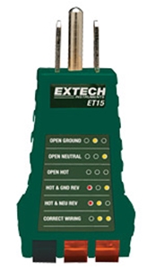ET15 Receptacle Tester