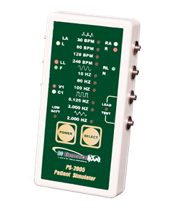 ECG Simulator - w/ 5 Lead ECG - &amp; Performance Waves