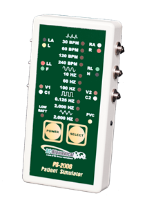 ECG Simulator - w/ 6 Lead ECG - Perf Waves &amp; PVC
