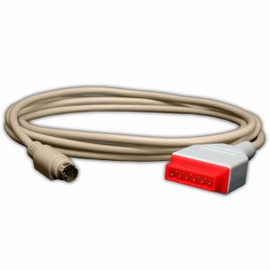 IBP Cable - GE/Marquette - Mini DIN - 11M (Rectangle)