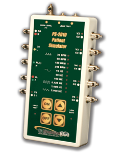 ECG Simulator - w/10 Lead Ext ECG - &amp; Performance Waves